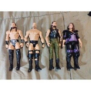 2017 WWE Mattel Basic Series 79 - Nia Jax, Steve Austin, Baron Corbin, Neville